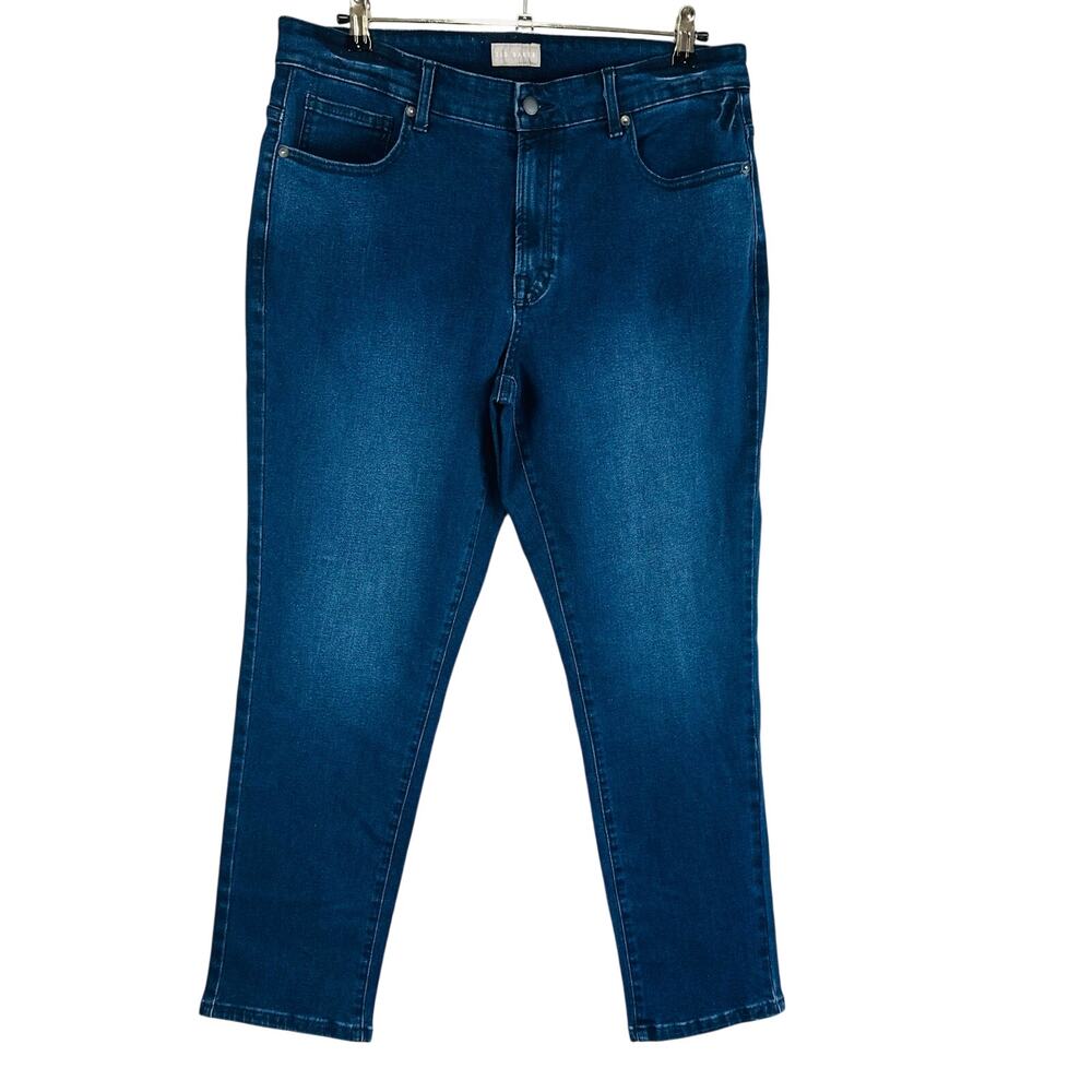 Ted‎ Baker Mens 34 X 30 Jeans Slim Blue Denim Pockets Stretch Pockets 1889005